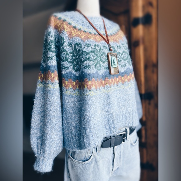 Free People Festive Frost Sweater - Picture 11 of 16
